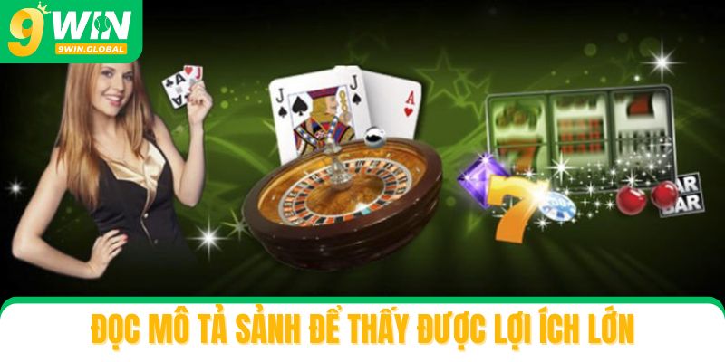 Đọc mô tả sảnh để thấy được lợi ích lớn